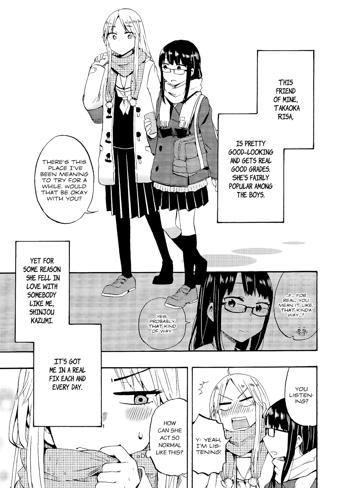 Out of the Blue! Chapter 2.2 page 3 - Chapter 2 v2 : Fleeing From My Best Friend