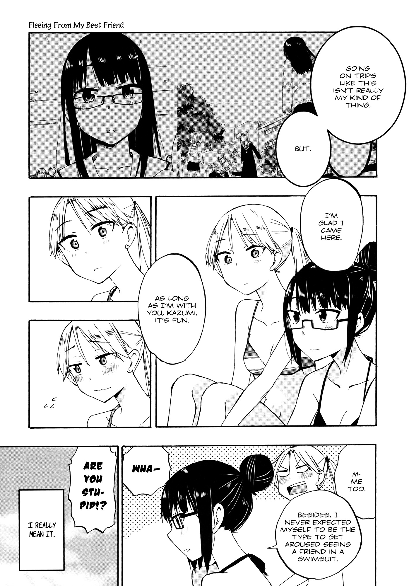 Out of the Blue! Chapter 3.2 page 17 - Chapter 3 v2 : Fleeing From My Best Friend 2