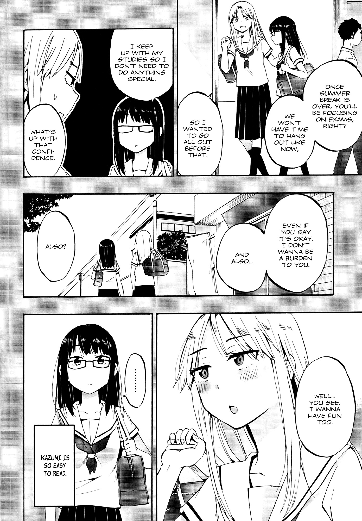 Out of the Blue! Chapter 3.2 page 8 - Chapter 3 v2 : Fleeing From My Best Friend 2