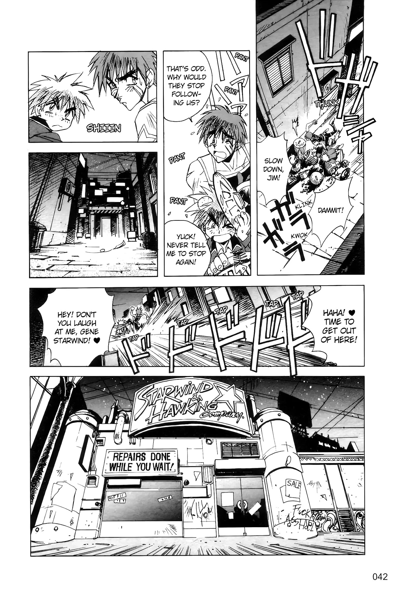 Outlaw Star Chapter 1 page 38 - Chapter 1: Fire & Ice