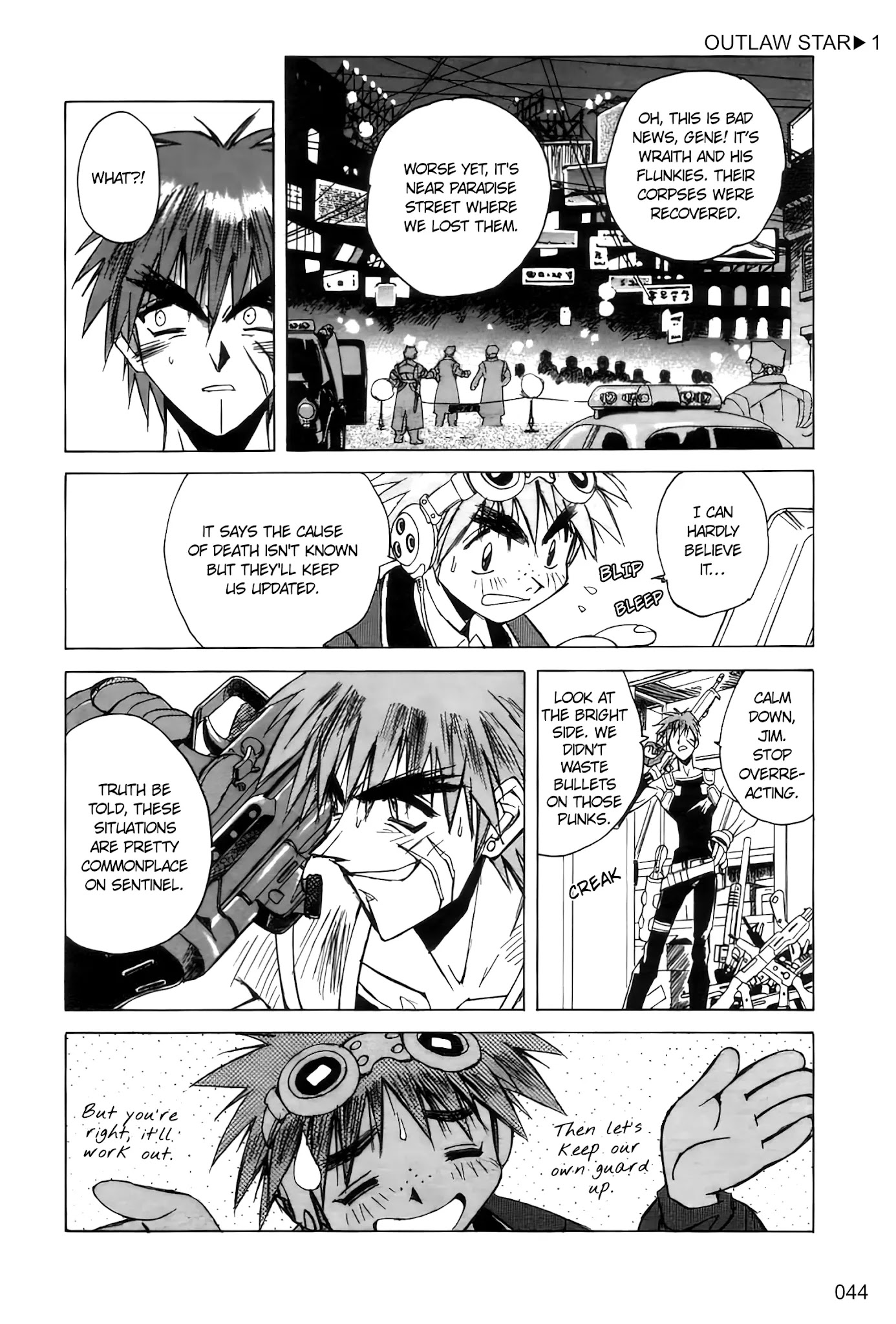 Outlaw Star Chapter 1 page 40 - Chapter 1: Fire & Ice