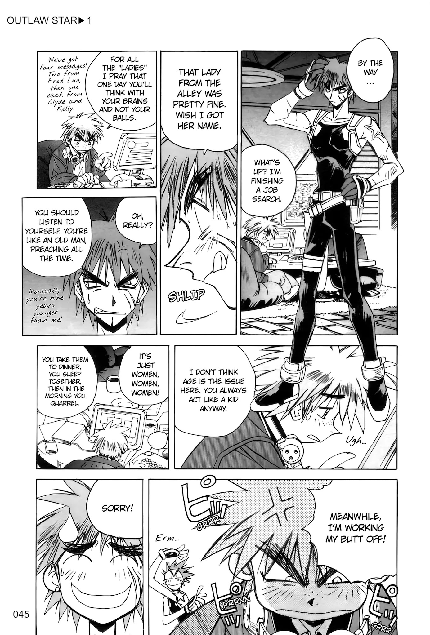 Outlaw Star Chapter 1 page 41 - Chapter 1: Fire & Ice