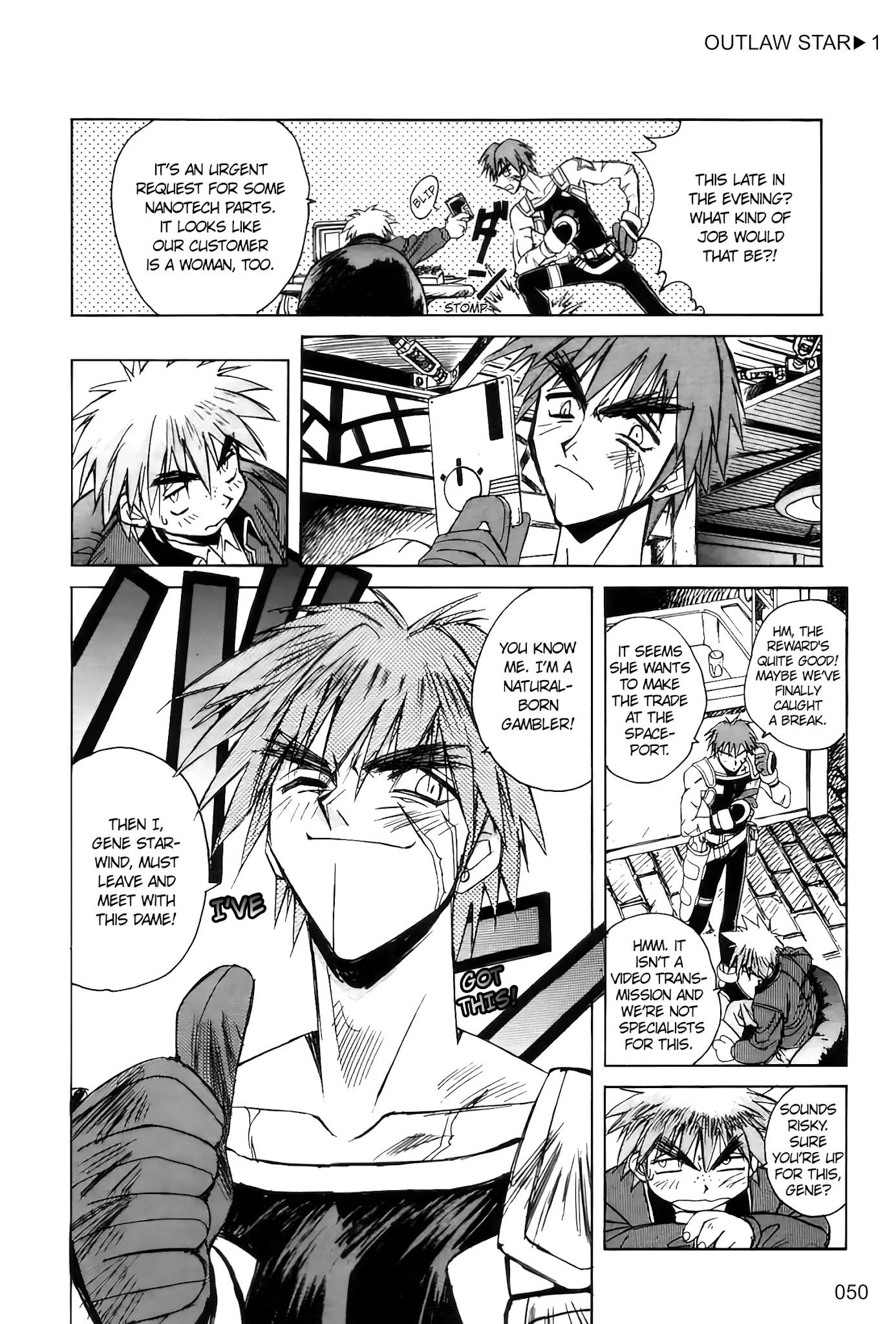 Outlaw Star Chapter 1 page 46 - Chapter 1: Fire & Ice
