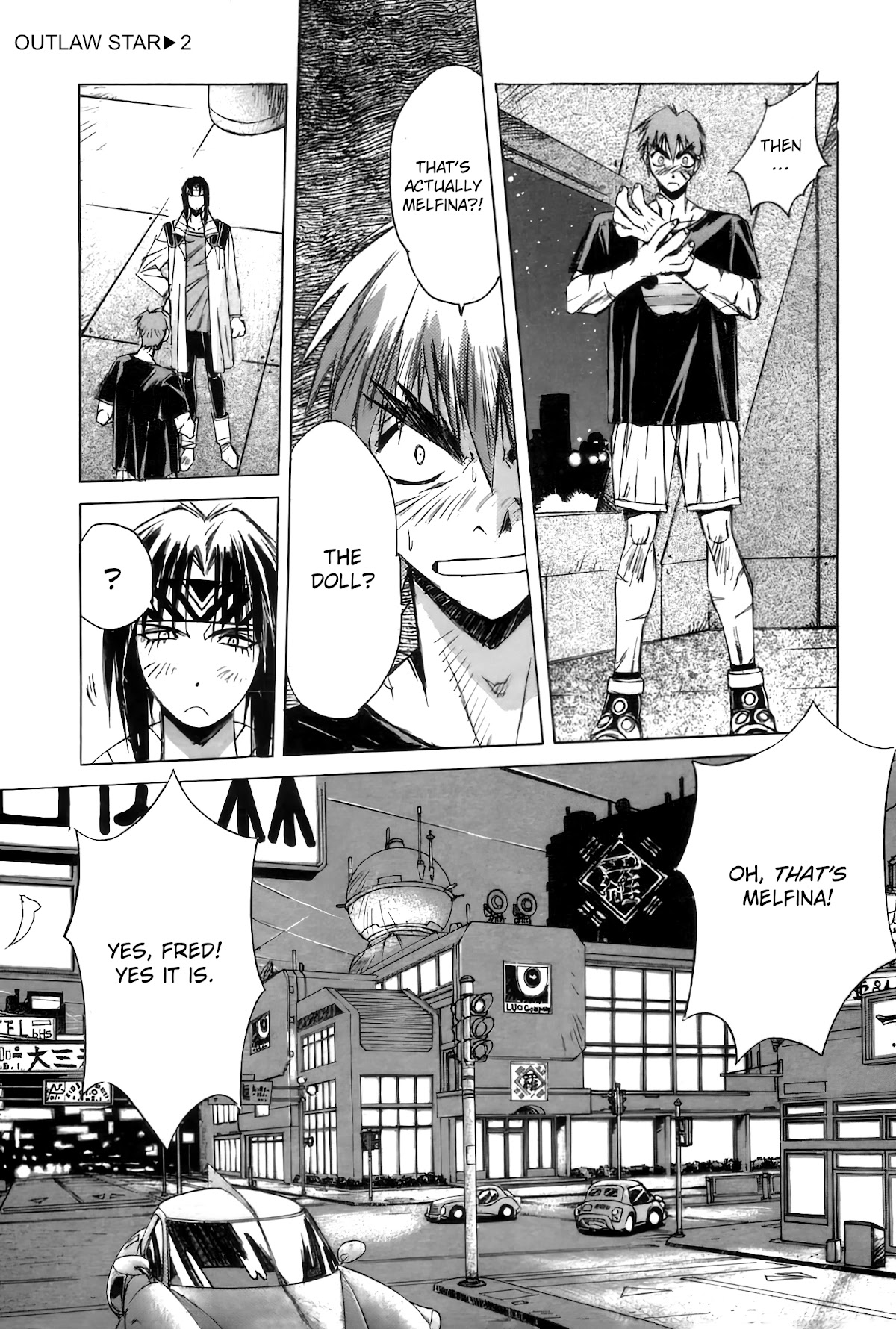 Outlaw Star Chapter 10 page 21 - Chapter 10: Crossroad Blues