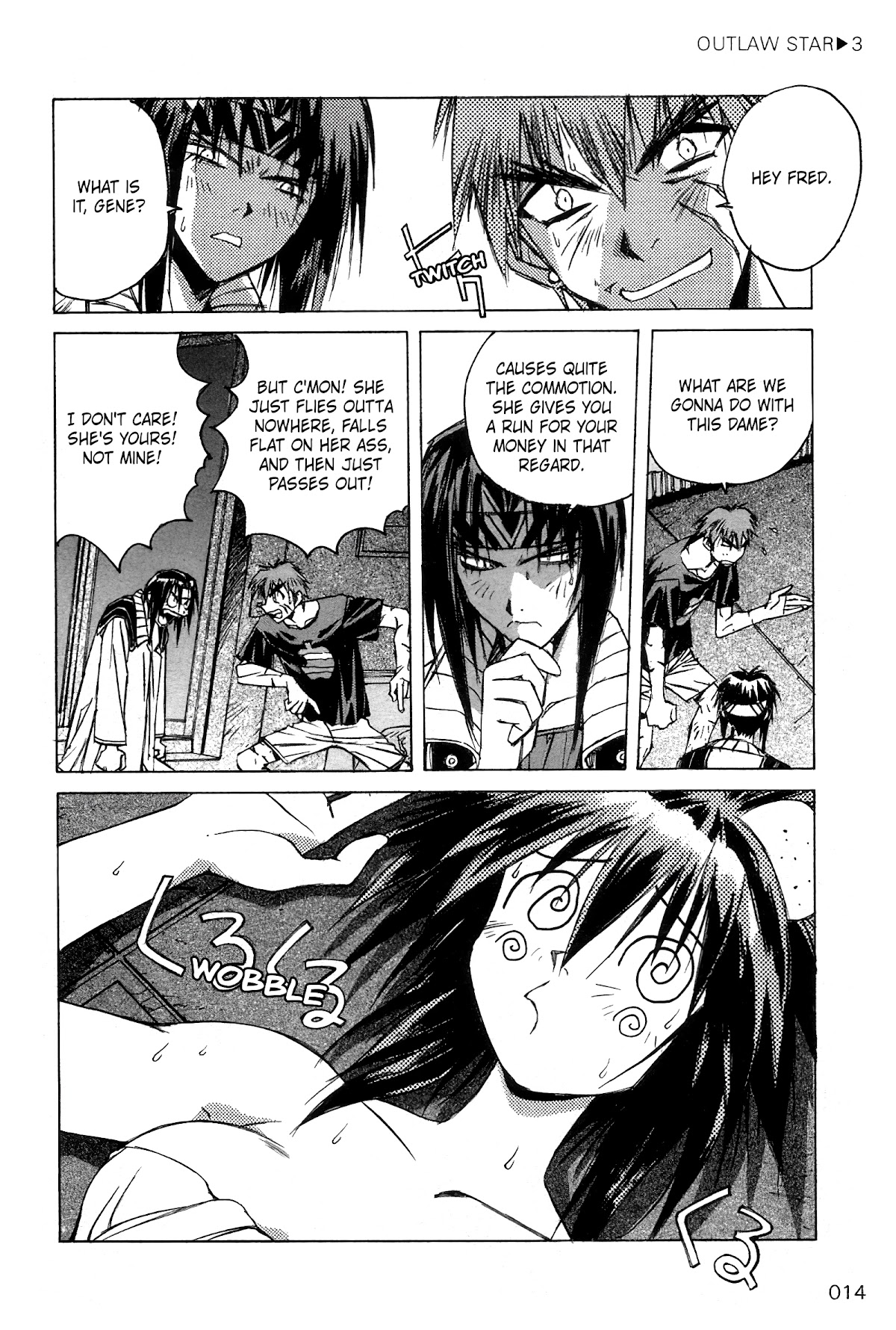 Outlaw Star Chapter 11 page 10 - Chapter 11: Honky Tonk Women
