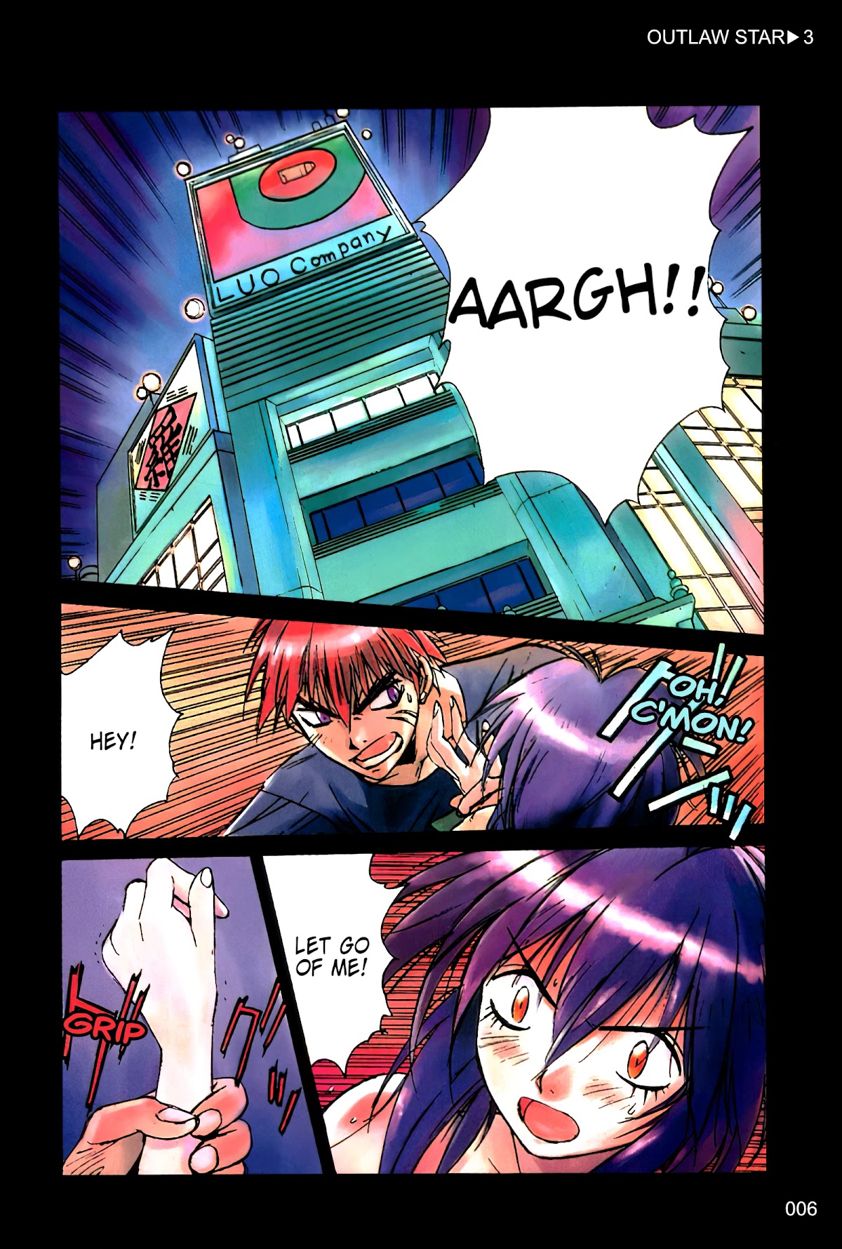 Outlaw Star Chapter 11 page 2 - Chapter 11: Honky Tonk Women