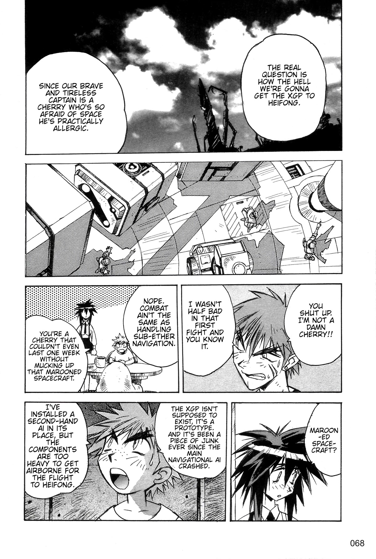 Outlaw Star Chapter 13 page 10 - Chapter 13: Open Your Eyes