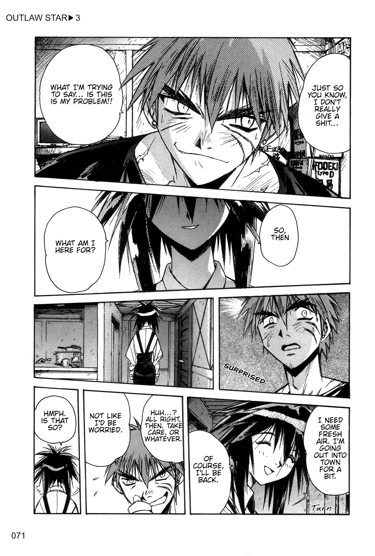 Outlaw Star Chapter 13 page 13 - Chapter 13: Open Your Eyes