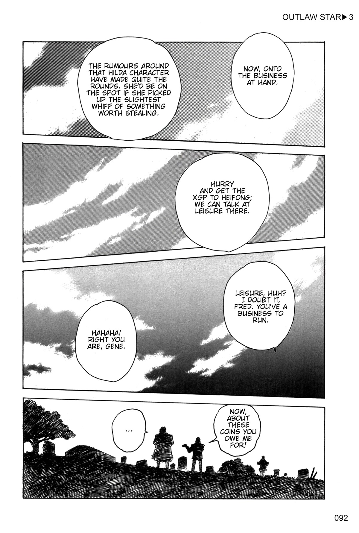 Outlaw Star Chapter 14 page 11 - Chapter 14: Last Train Form