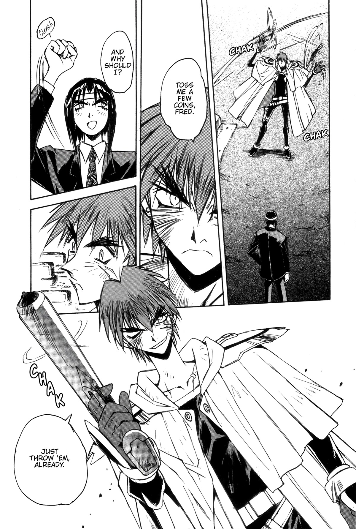 Outlaw Star Chapter 14 page 8 - Chapter 14: Last Train Form