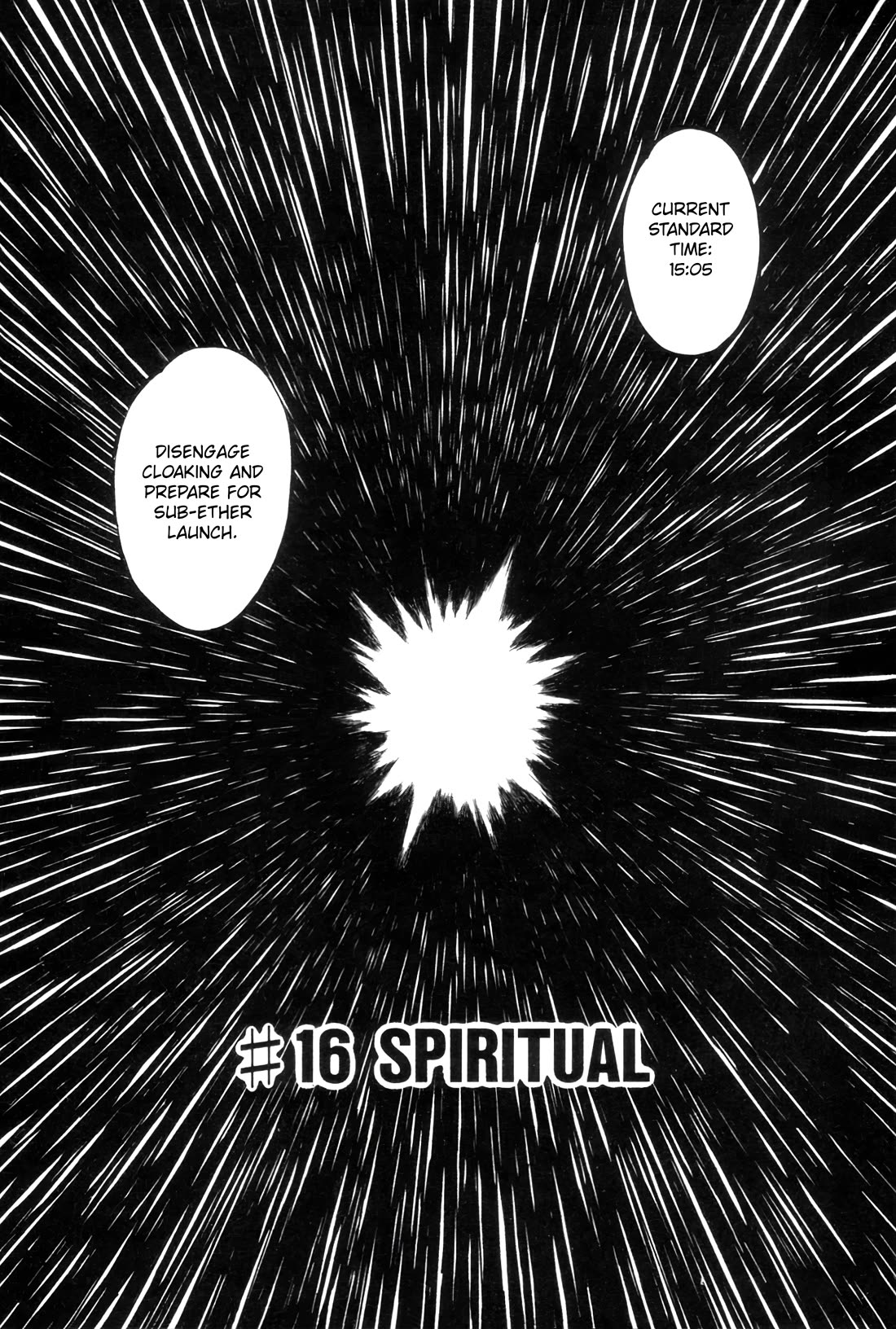Outlaw Star Chapter 16 page 1 - Chapter 16: Spiritual