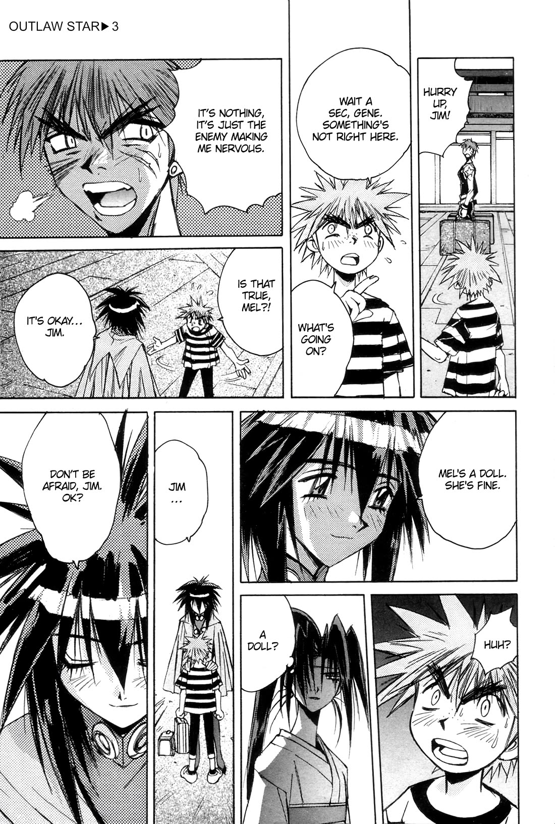Outlaw Star Chapter 16 page 9 - Chapter 16: Spiritual