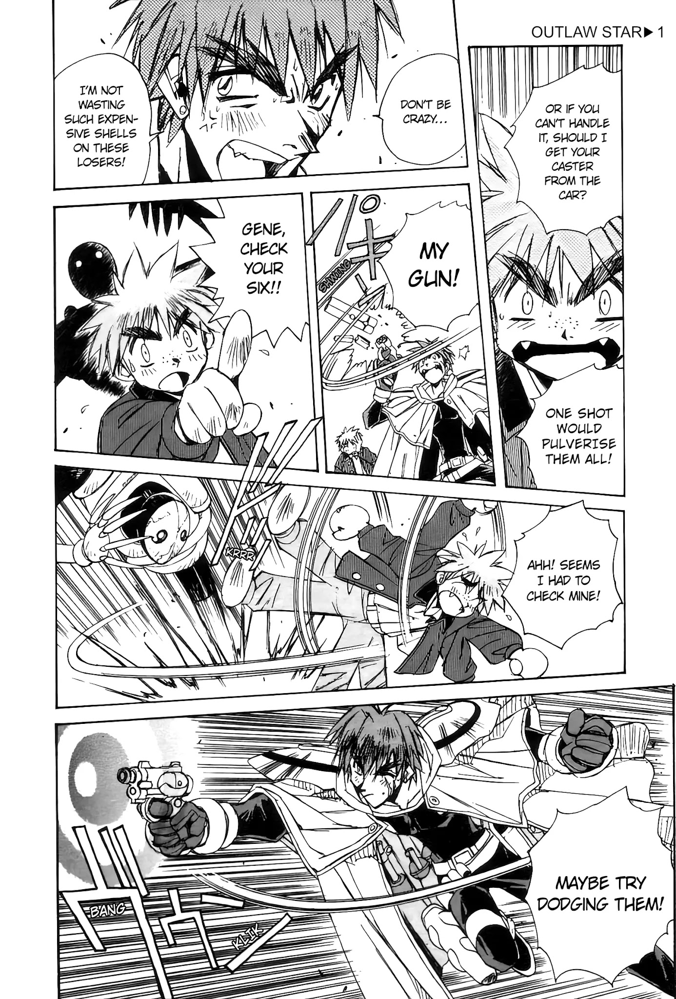 Outlaw Star Chapter 2 page 10 - Chapter 2: Night of Sentinel