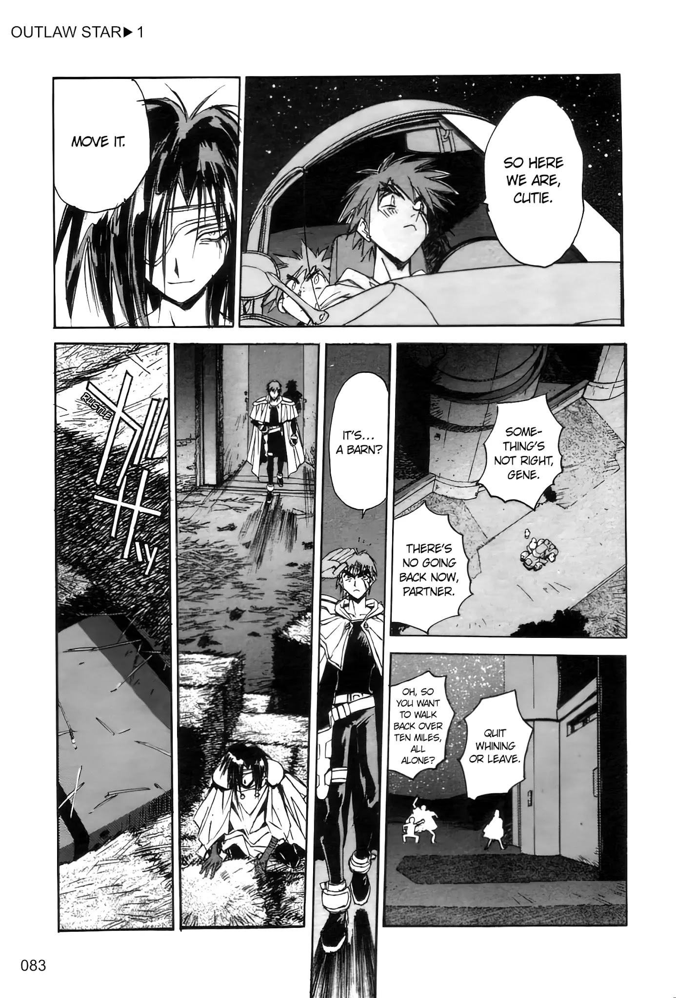 Outlaw Star Chapter 2 page 19 - Chapter 2: Night of Sentinel