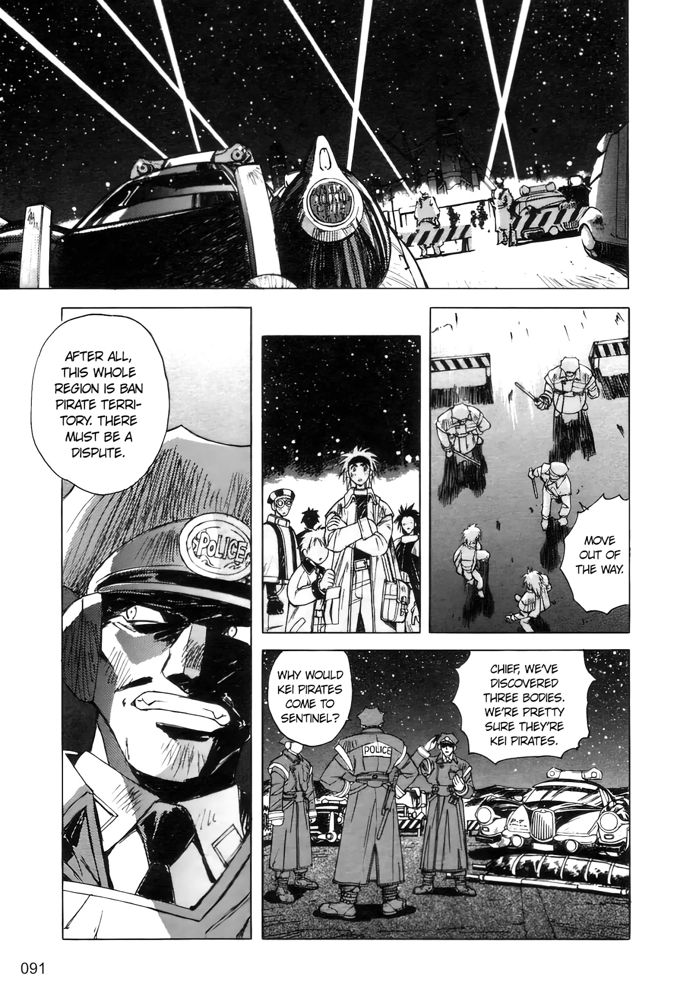 Outlaw Star Chapter 2 page 27 - Chapter 2: Night of Sentinel
