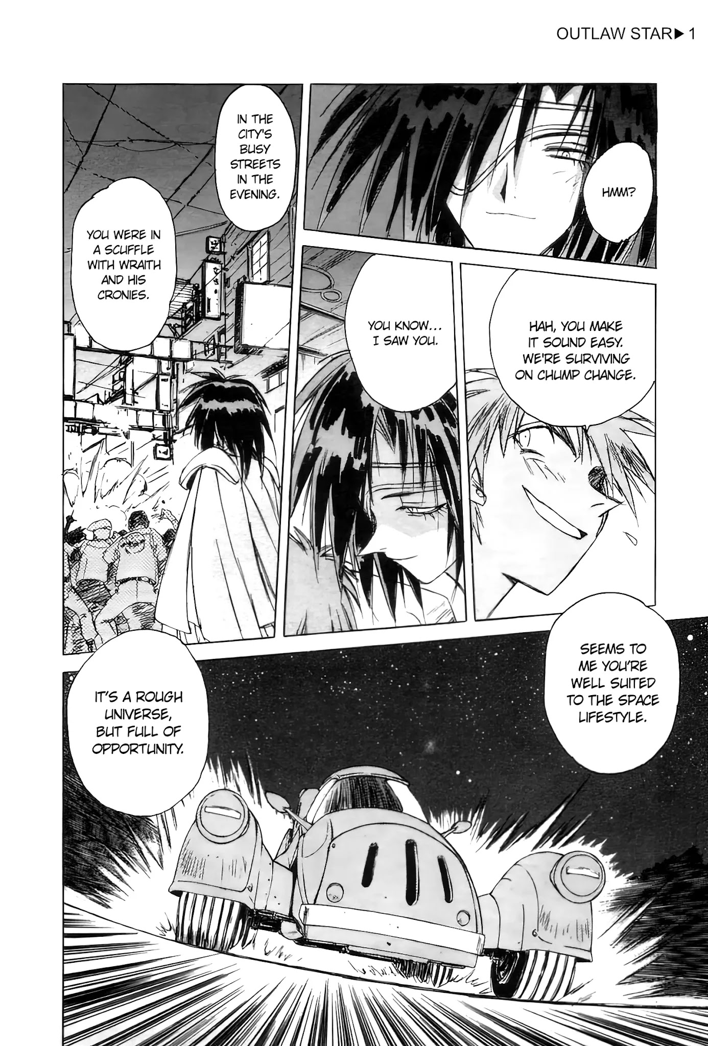 Outlaw Star Chapter 2 page 32 - Chapter 2: Night of Sentinel