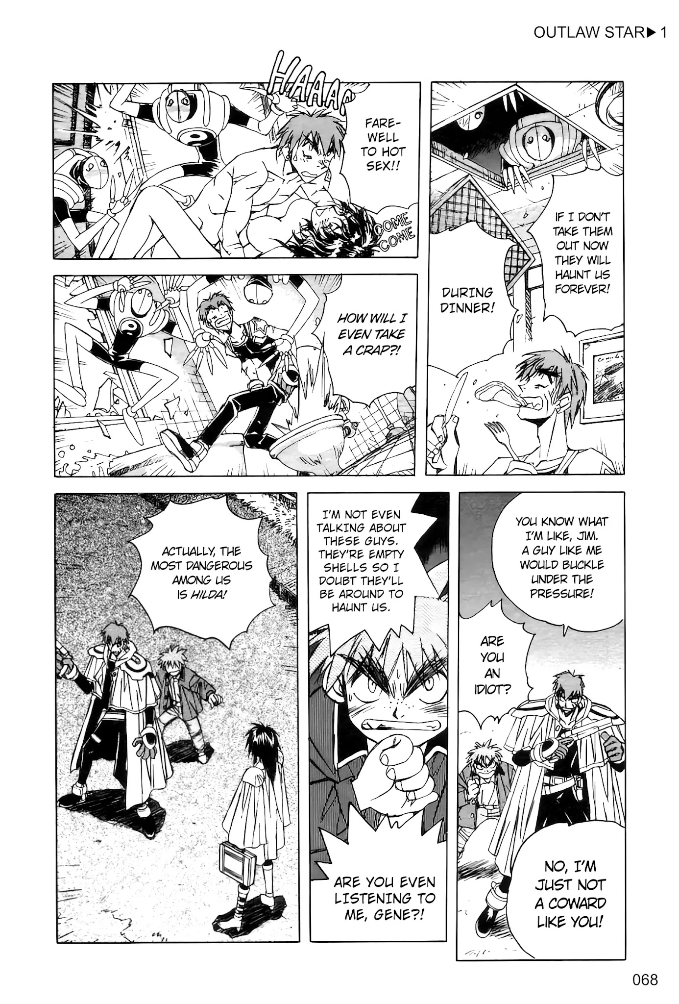 Outlaw Star Chapter 2 page 4 - Chapter 2: Night of Sentinel