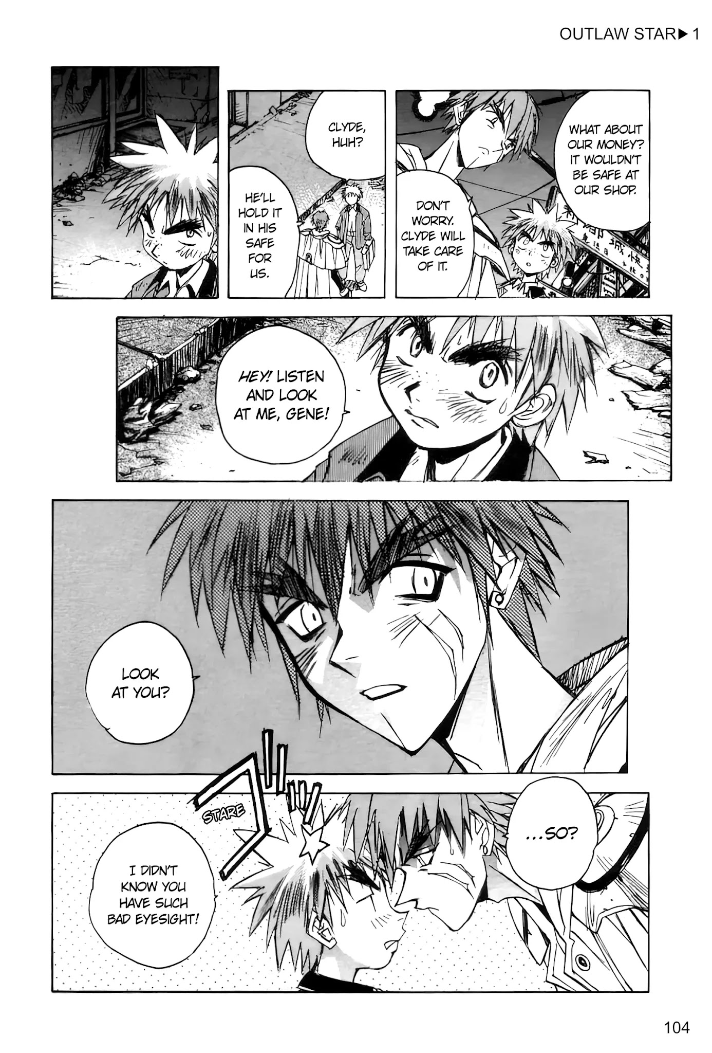 Outlaw Star Chapter 3 page 4 - Chapter 3: Kaizoku