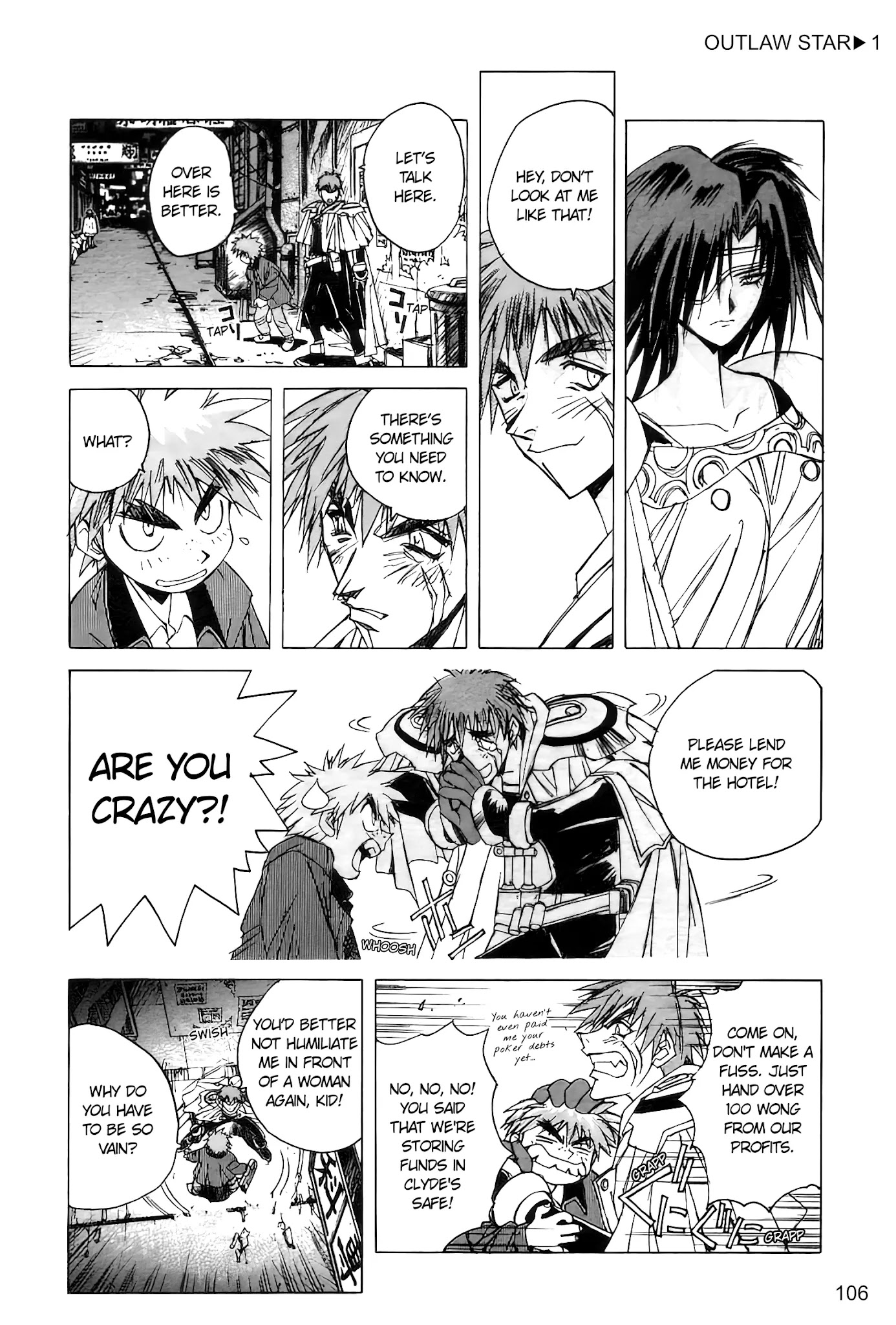 Outlaw Star Chapter 3 page 6 - Chapter 3: Kaizoku