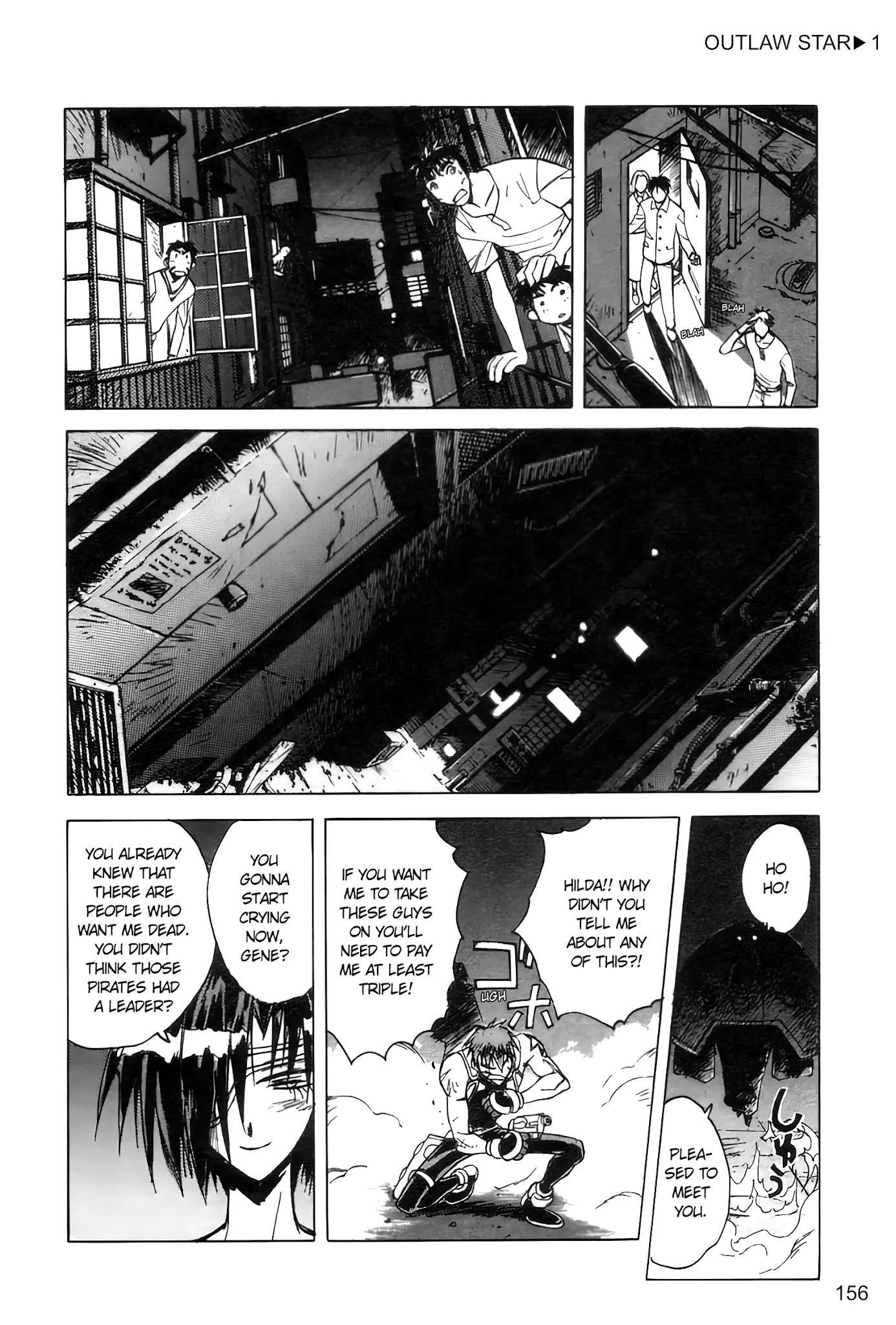 Outlaw Star Chapter 4 page 14 - Chapter 4: Caster