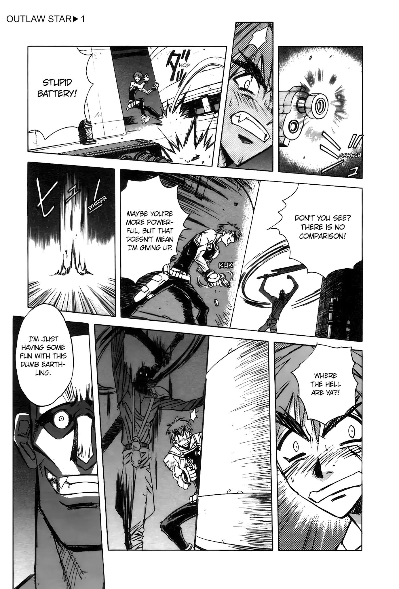Outlaw Star Chapter 4 page 23 - Chapter 4: Caster