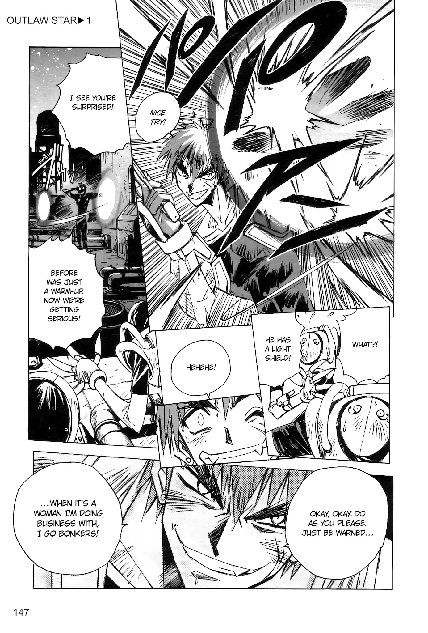 Outlaw Star Chapter 4 page 5 - Chapter 4: Caster