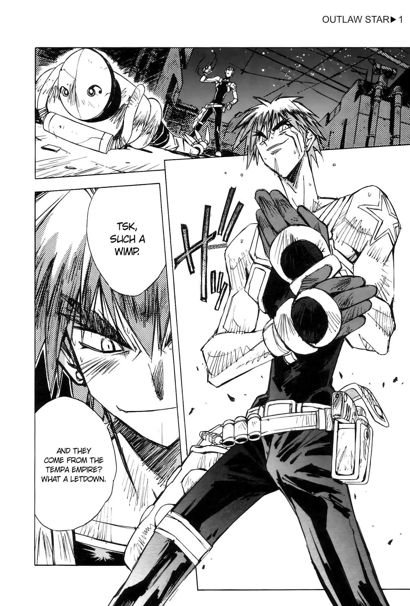 Outlaw Star Chapter 4 page 8 - Chapter 4: Caster