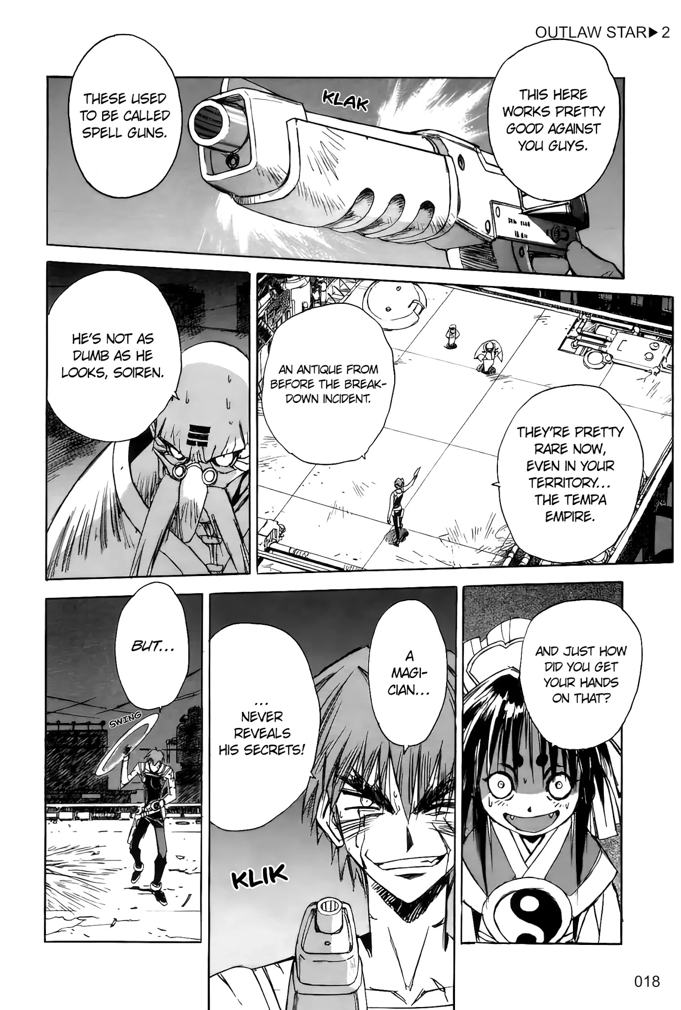 Outlaw Star Chapter 5 page 14 - Chapter 5: Treasure of Pirate
