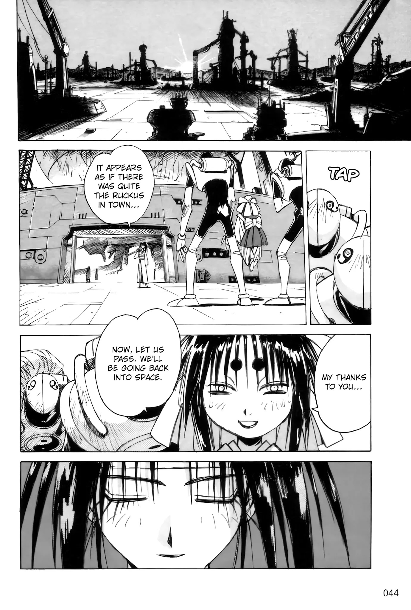 Outlaw Star Chapter 6 page 10 - Chapter 6: Grappler Ship