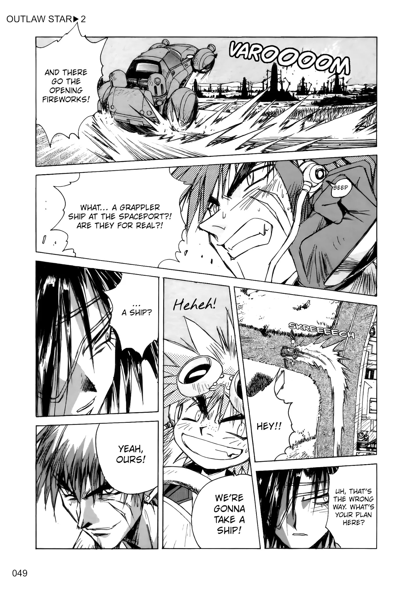 Outlaw Star Chapter 6 page 15 - Chapter 6: Grappler Ship