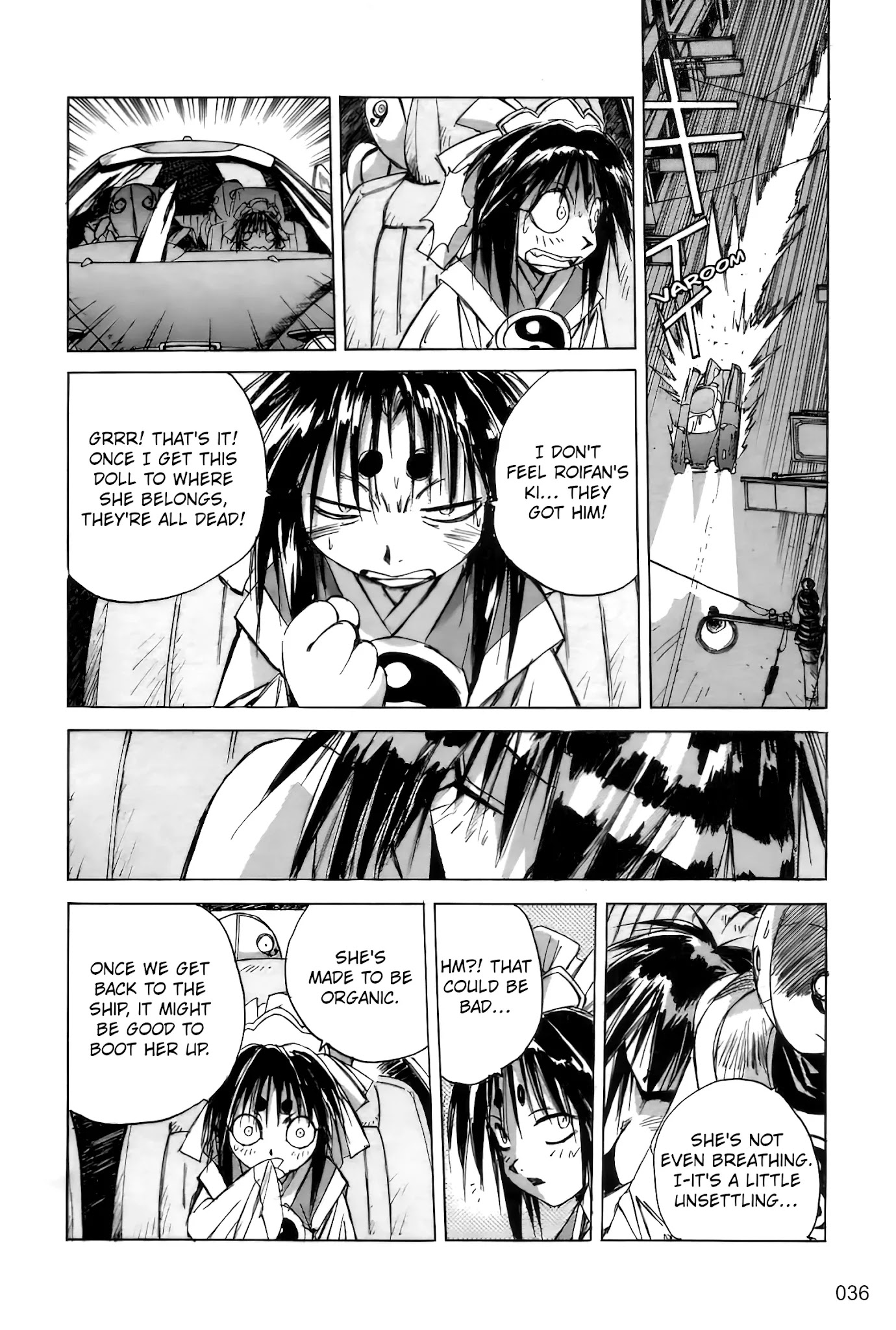 Outlaw Star Chapter 6 page 2 - Chapter 6: Grappler Ship