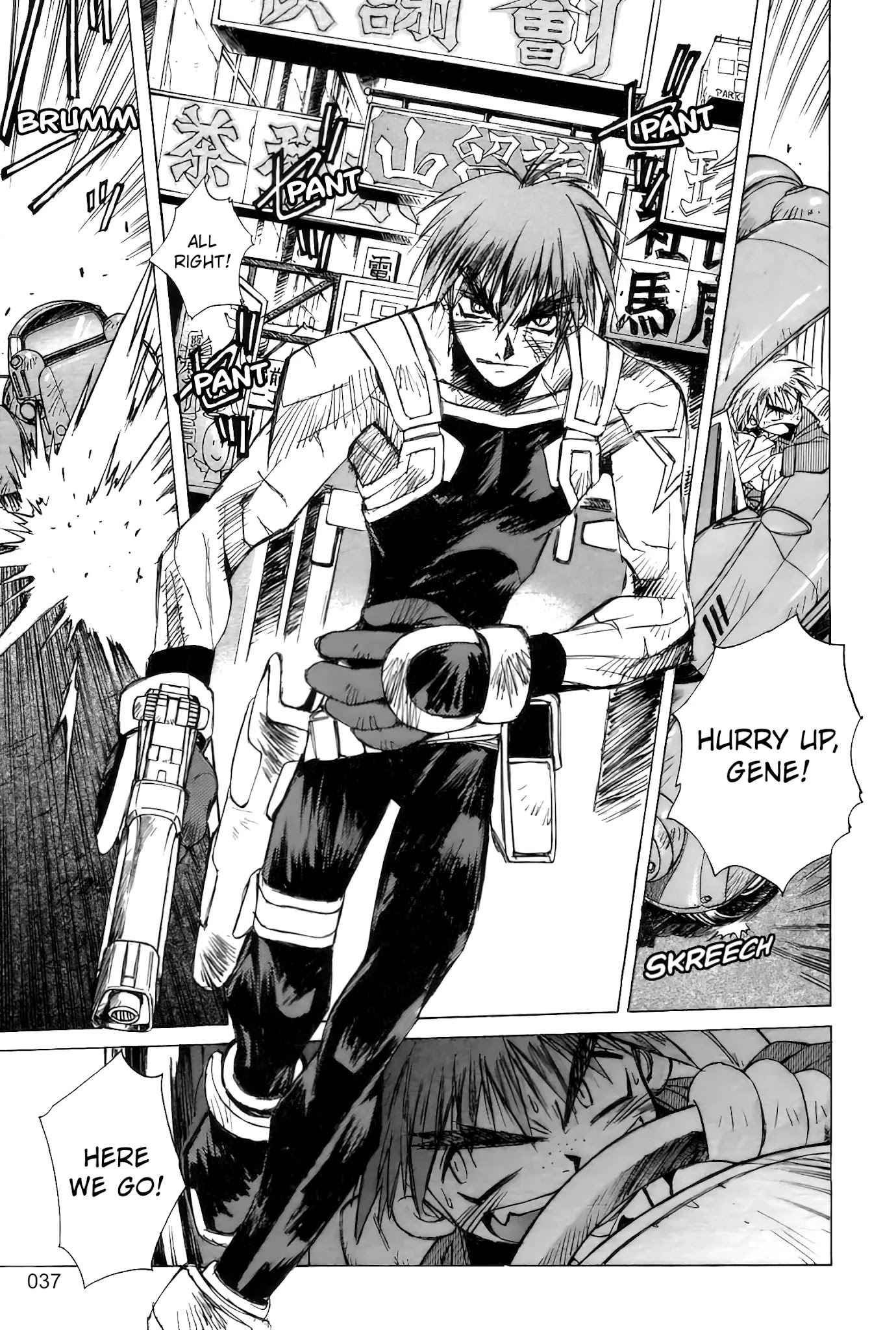 Outlaw Star Chapter 6 page 3 - Chapter 6: Grappler Ship