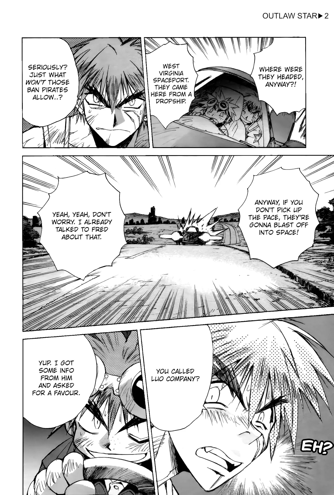 Outlaw Star Chapter 6 page 6 - Chapter 6: Grappler Ship