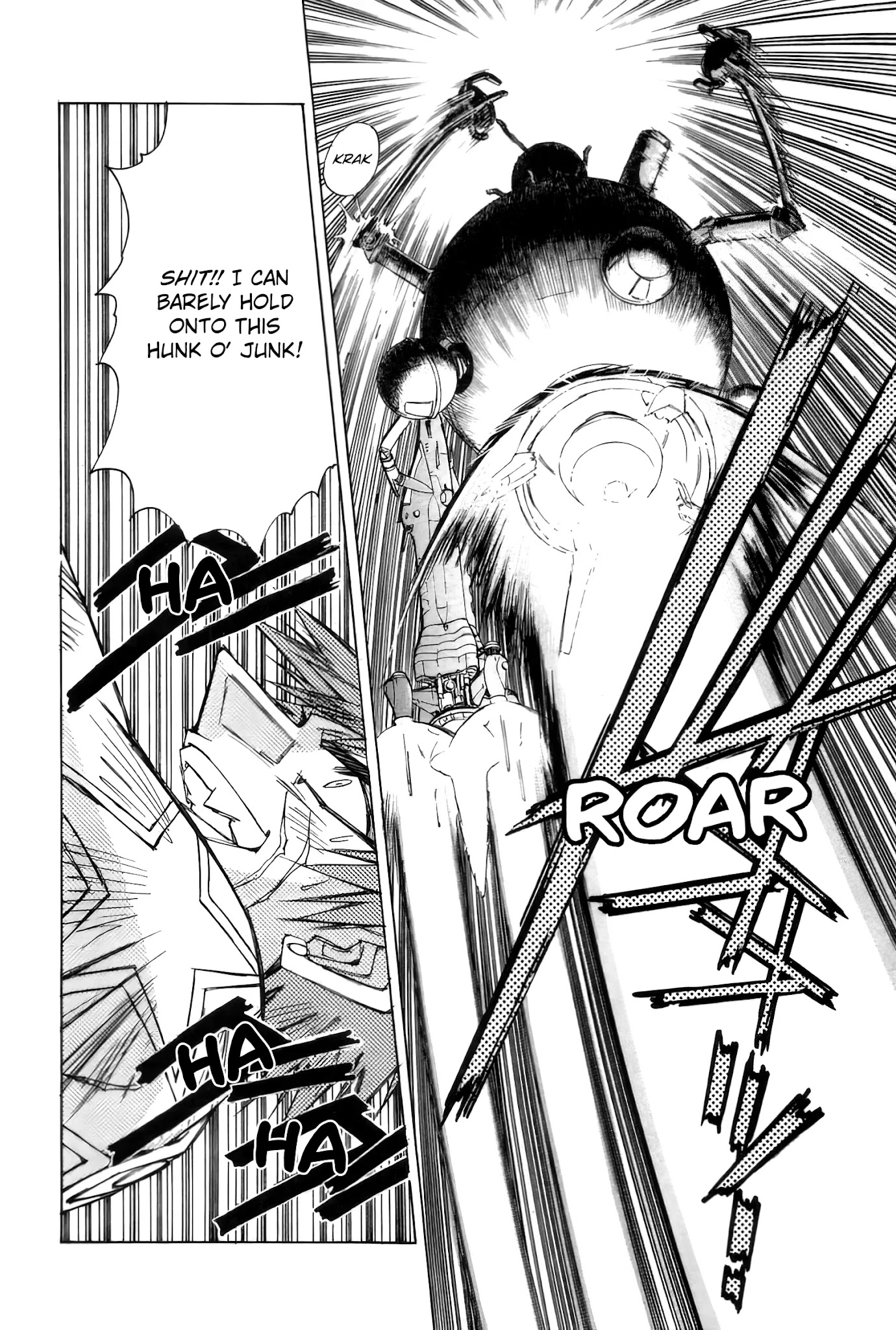 Outlaw Star Chapter 7 page 14 - Chapter 7: Zero-Range Attack