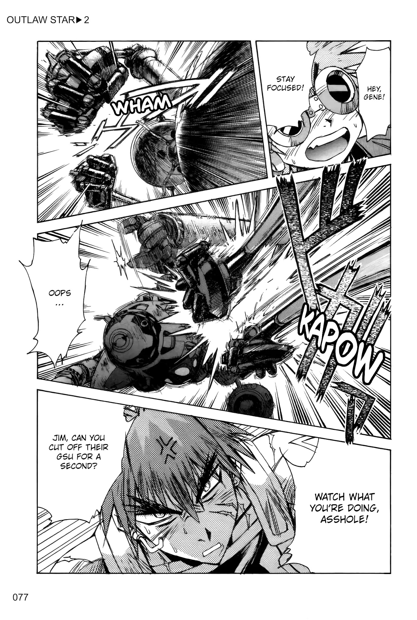 Outlaw Star Chapter 7 page 19 - Chapter 7: Zero-Range Attack