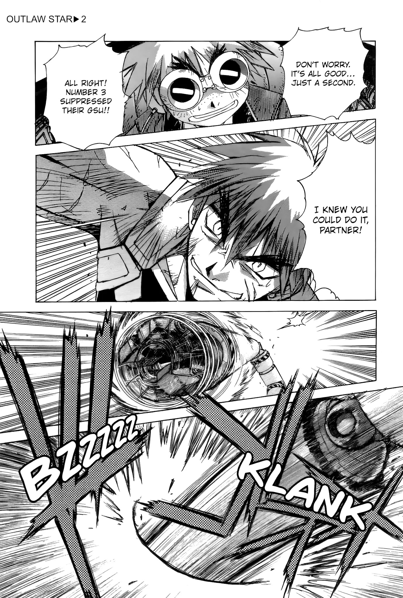 Outlaw Star Chapter 7 page 21 - Chapter 7: Zero-Range Attack