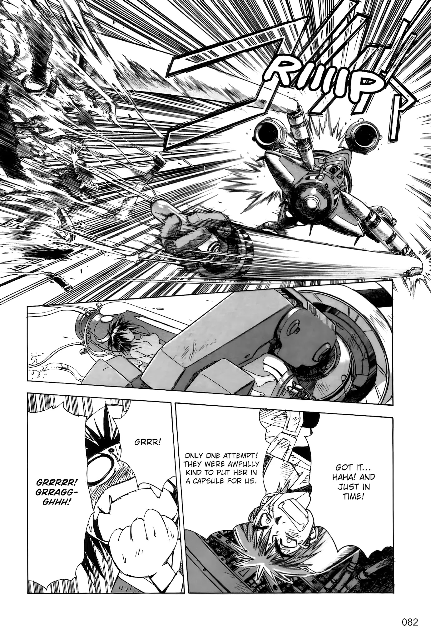 Outlaw Star Chapter 7 page 24 - Chapter 7: Zero-Range Attack