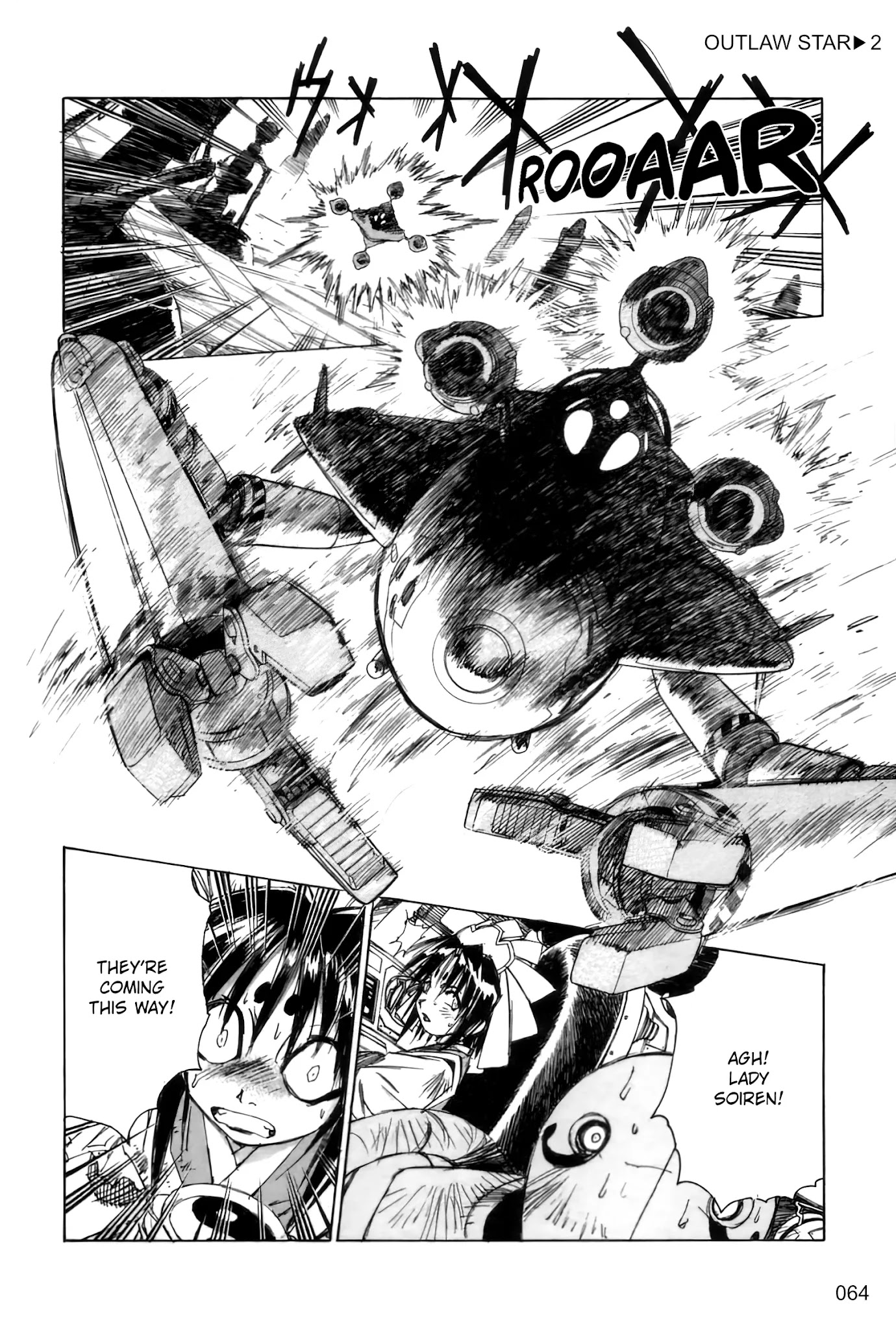 Outlaw Star Chapter 7 page 6 - Chapter 7: Zero-Range Attack
