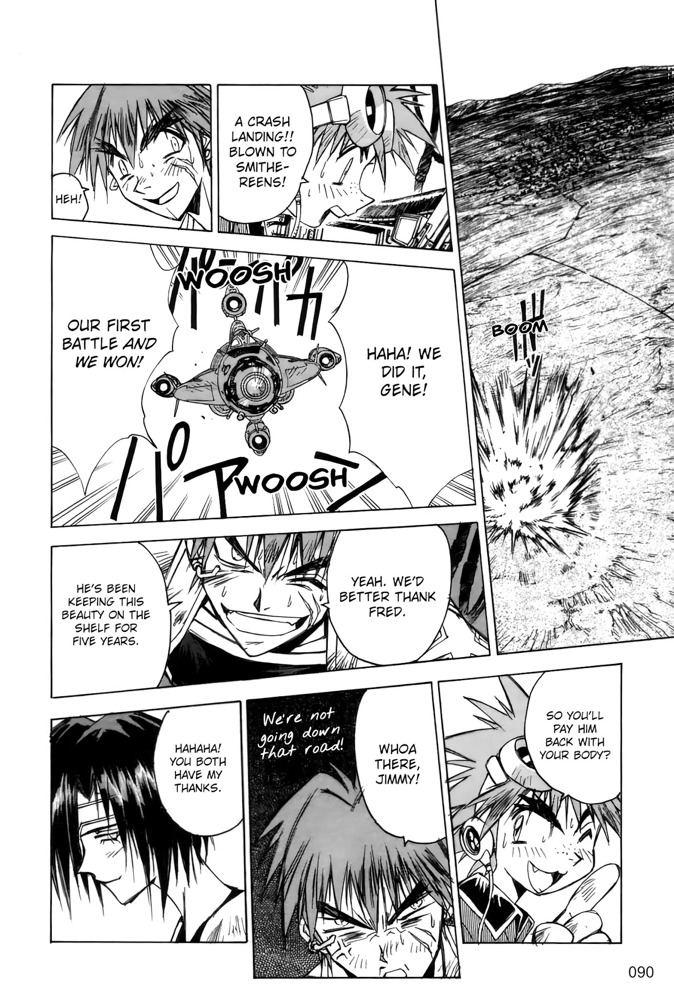 Outlaw Star Chapter 8 page 4 - Chapter 8: The Promise