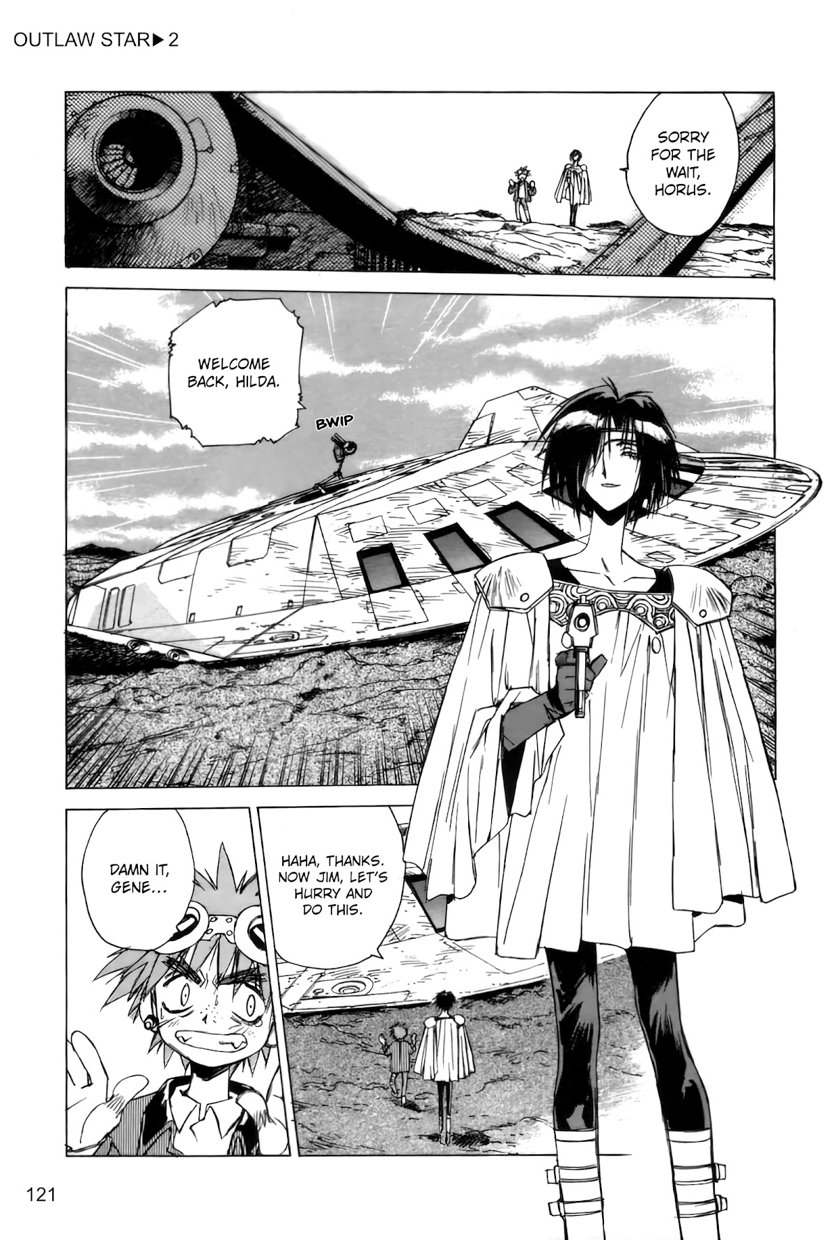 Outlaw Star Chapter 9 page 10 - Chapter 9: Let's Do It