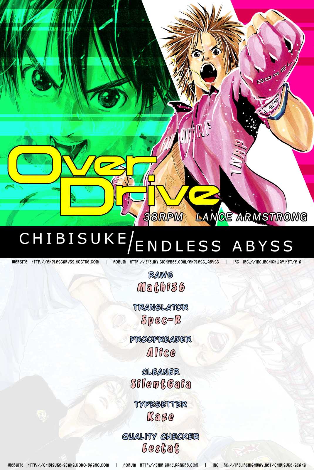 Over Drive Chapter 38 page 1 - Chapter 38 : 38rpm - Lance ARMSTRONG
