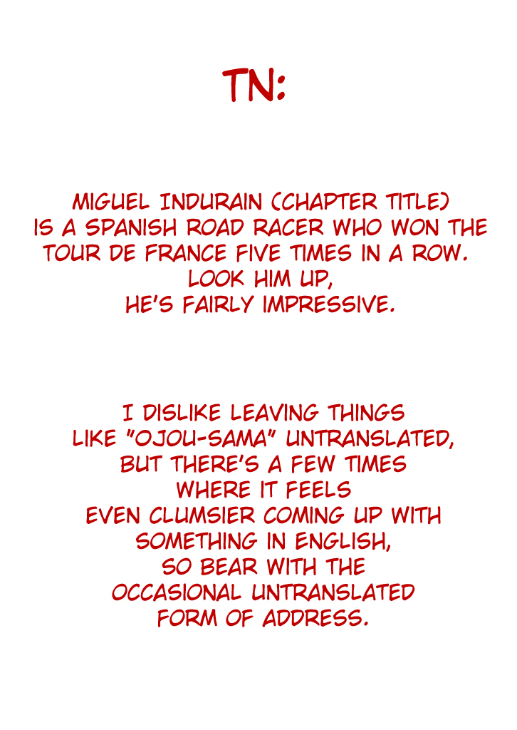 Over Drive Chapter 39 page 14 - Chapter 39 : 39rpm - Miquel INDURAIN