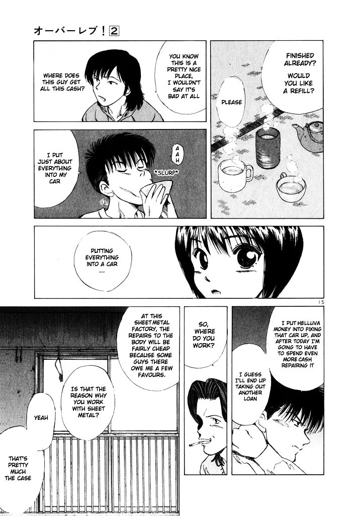 Over Rev! Chapter 19 page 14 - Chapter 19 : Takuro's Good Fortune
