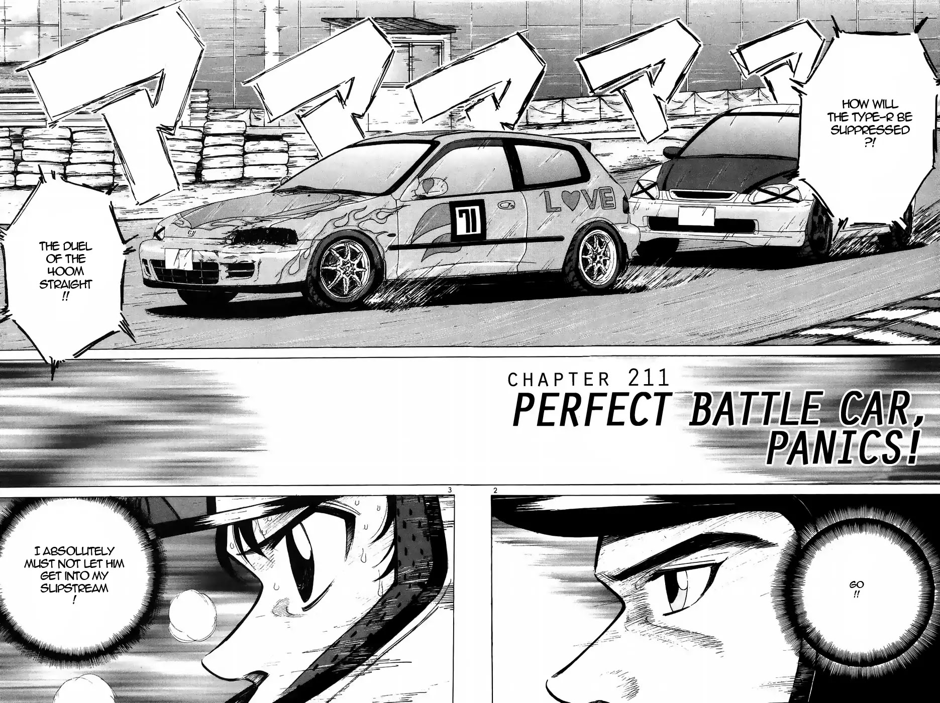 Over Rev! Chapter 211 page 2 - Chapter 211: Perfect Battle Car, Panics!