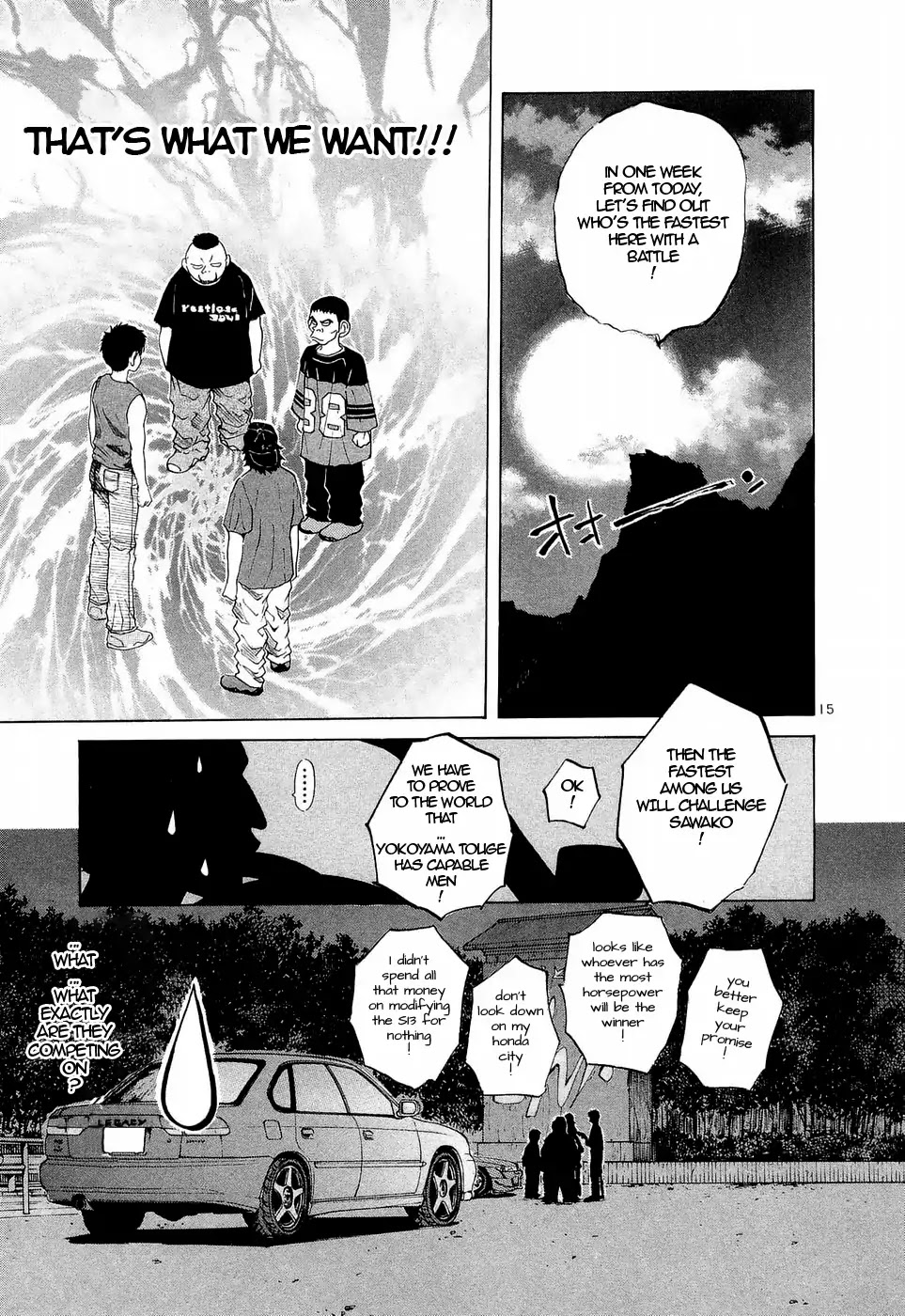 Over Rev! Chapter 226 page 14 - Chapter 226: Men of Yokoyama Touge