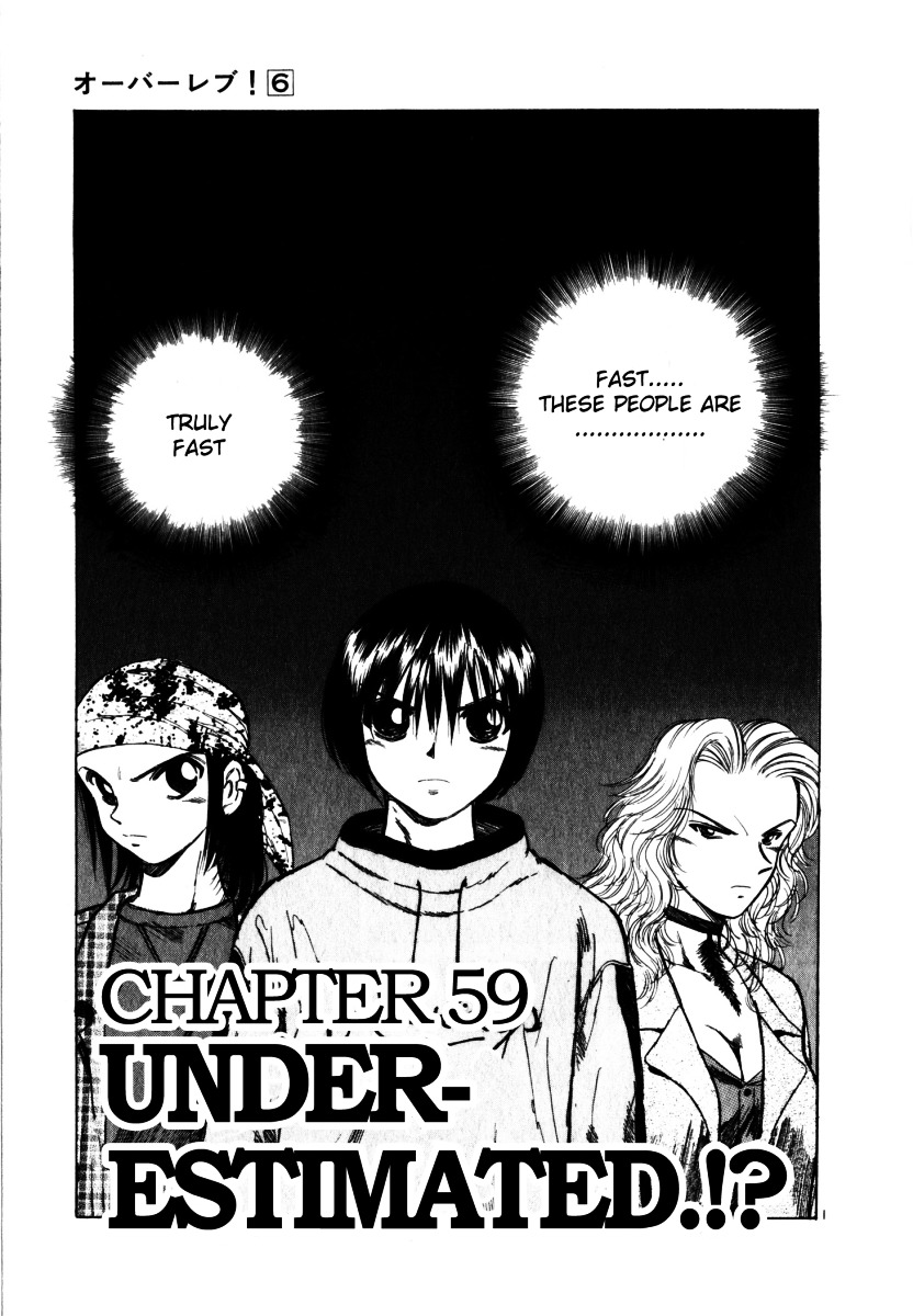 Over Rev! Chapter 59 page 1 - Chapter 59 : Underestimated...!?