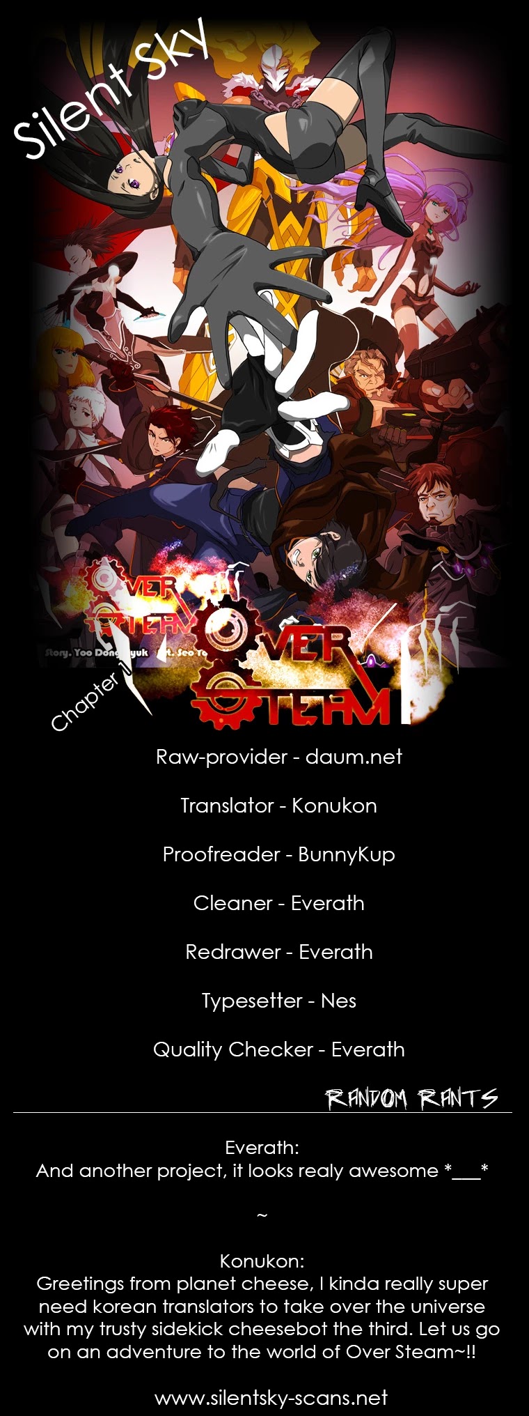Over Steam Chapter 1 page 1 - Chapter 1