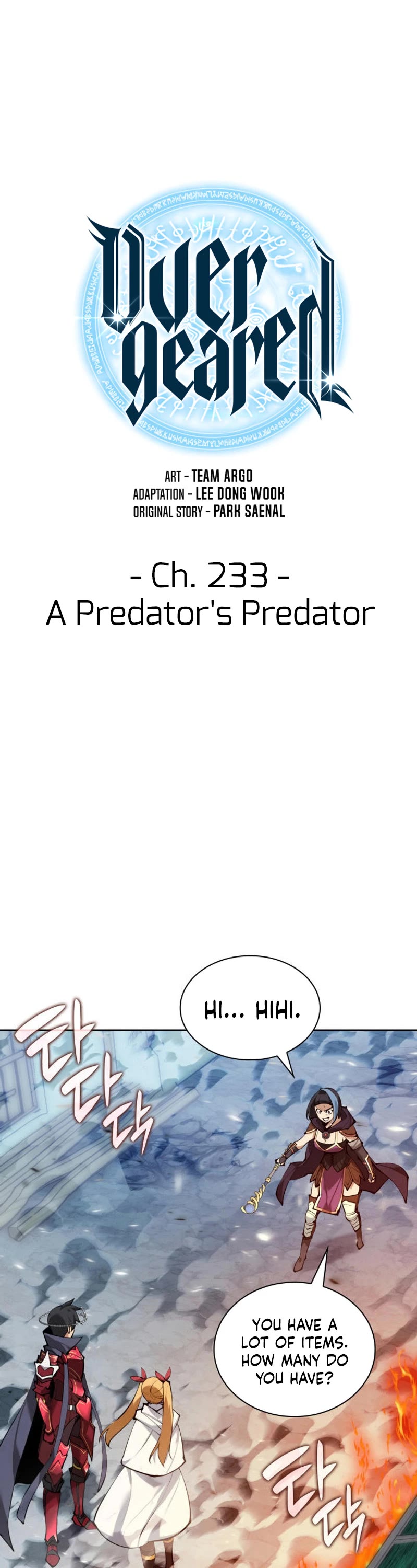 Overgeared (Team Argo) Chapter 233 page 2 - Chapter 233: A Predator's Predator