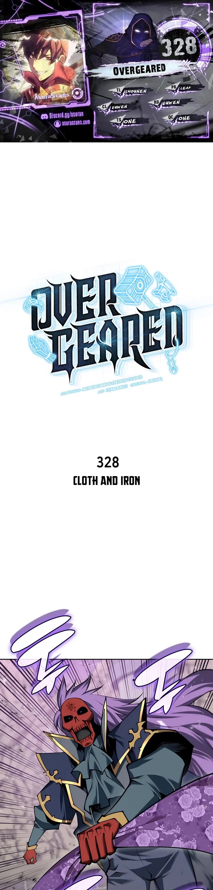 Overgeared (Team Argo) Chapter 328 page 1 - Chapter 328: Cloth and Iron