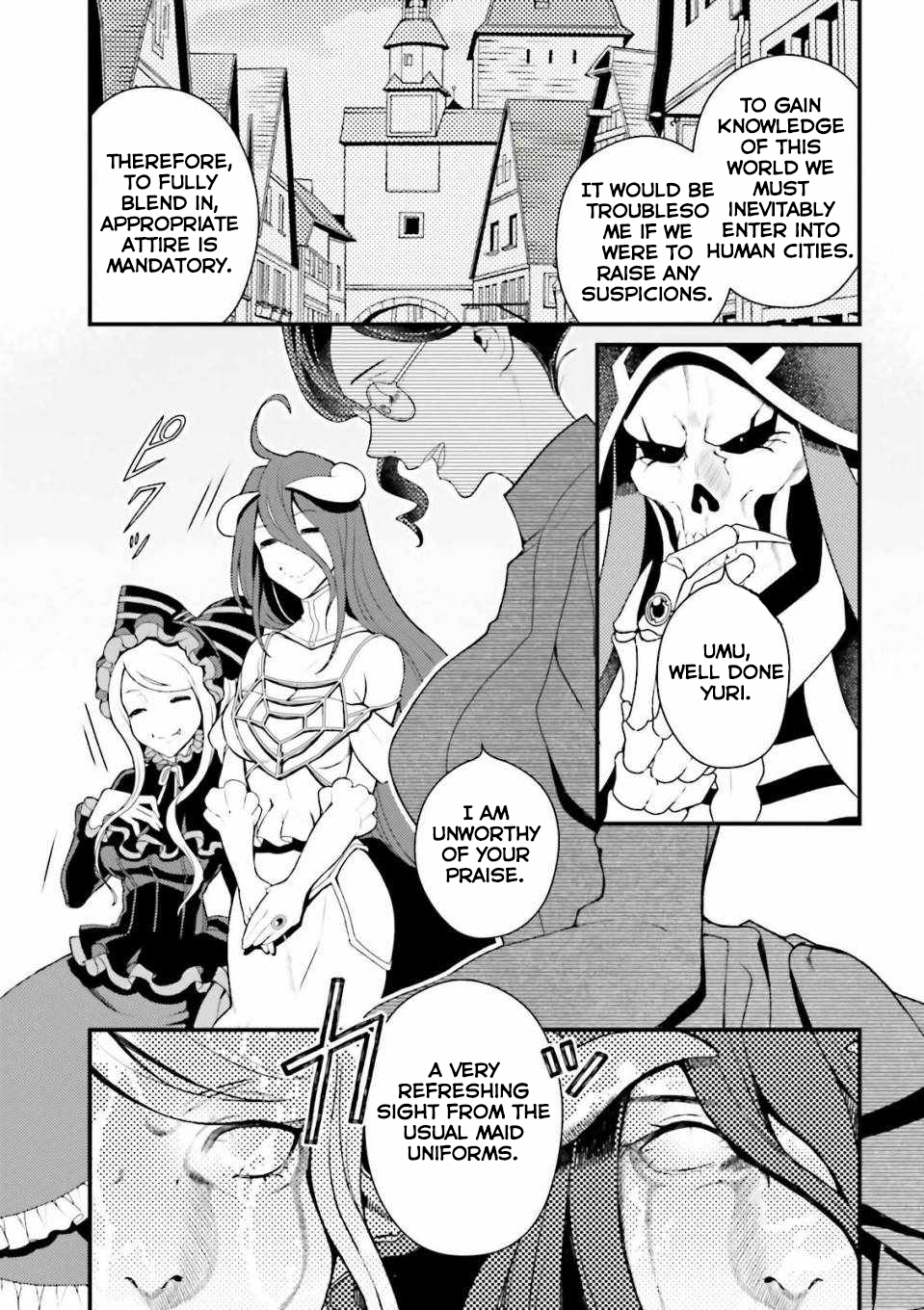 Overlord La Carte Chapter 17 page 3 - Chapter 17: Blending in Human Society